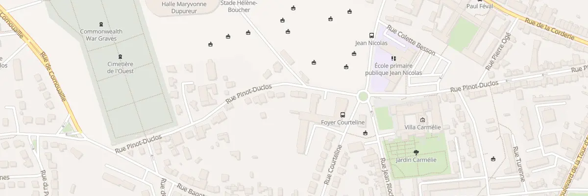 Plan du 69 Rue Pinot-Duclos à Saint-Brieuc