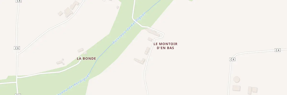 Plan du 5 Le Montoir d’En Bas à Trévé