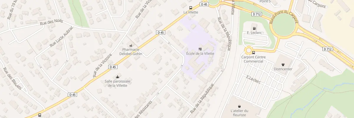 Plan du 1 Rue des Déportés à Ploufragan