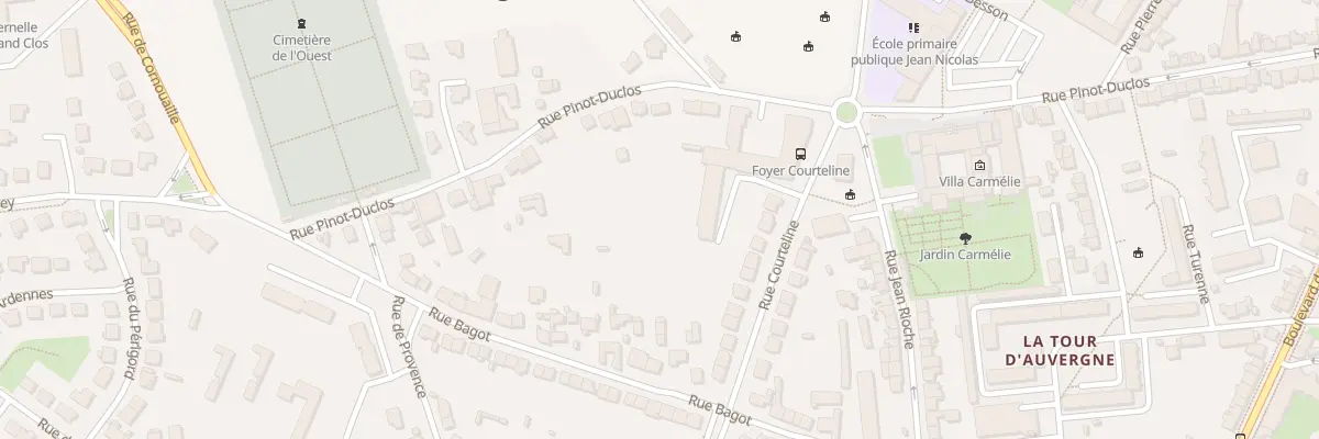 Plan du 73 Rue Pinot-Duclos à Saint-Brieuc