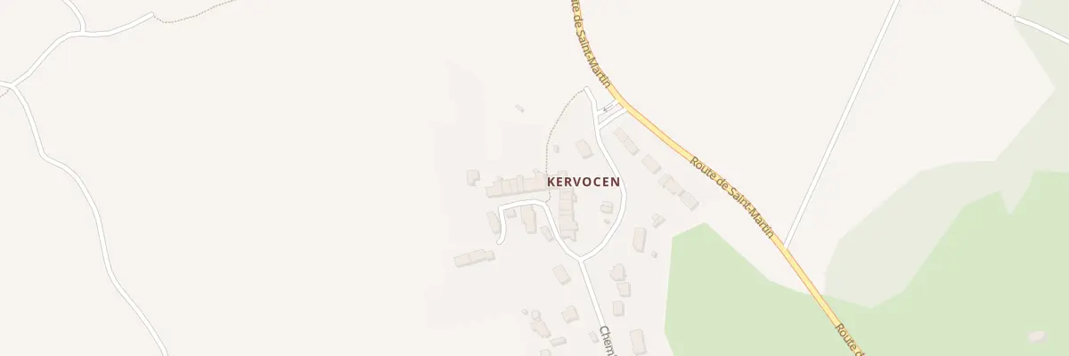 Plan du 1986 Kervocen à Sarzeau