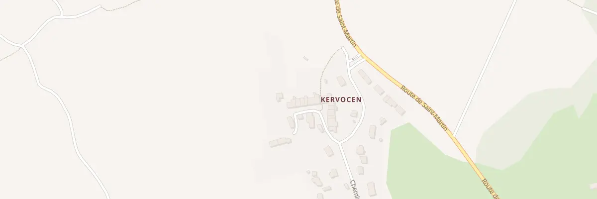Plan du 5708 Kervoeen à Sarzeau