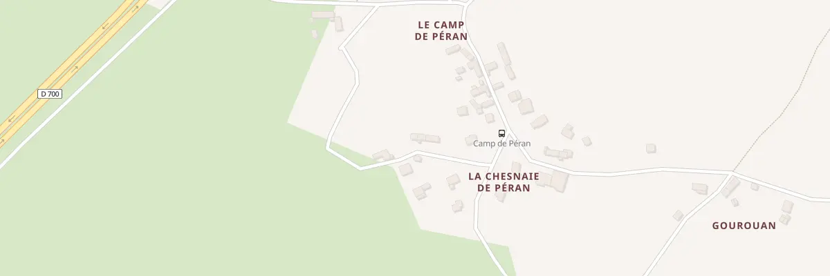 Plan du 6028 Peran à Plédran