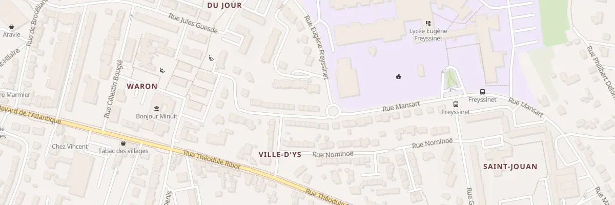 Plan du 6 Rue Gradlon à Saint-Brieuc