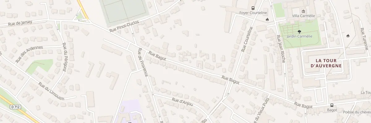 Plan du 84 Rue Bagot à Saint-Brieuc