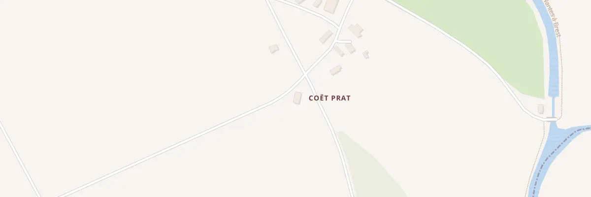 Plan du 2 Coët-Prat à Gueltas