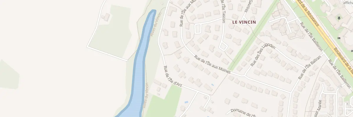 Plan du 34 Rue de l’Île Aux Moines à Vannes