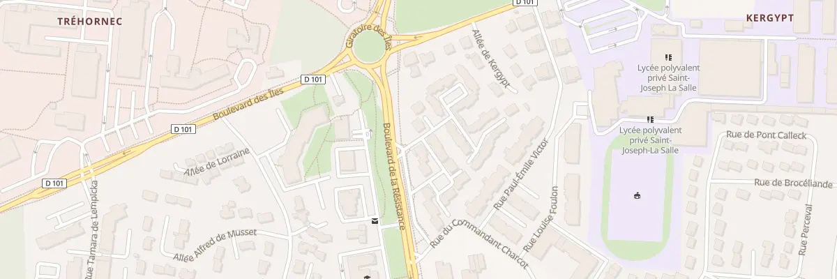 Plan du 21 Rue du Clos Tilhen à Vannes