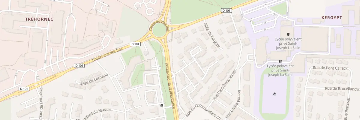 Plan du 12 Rue du Clos Tilhen à Vannes