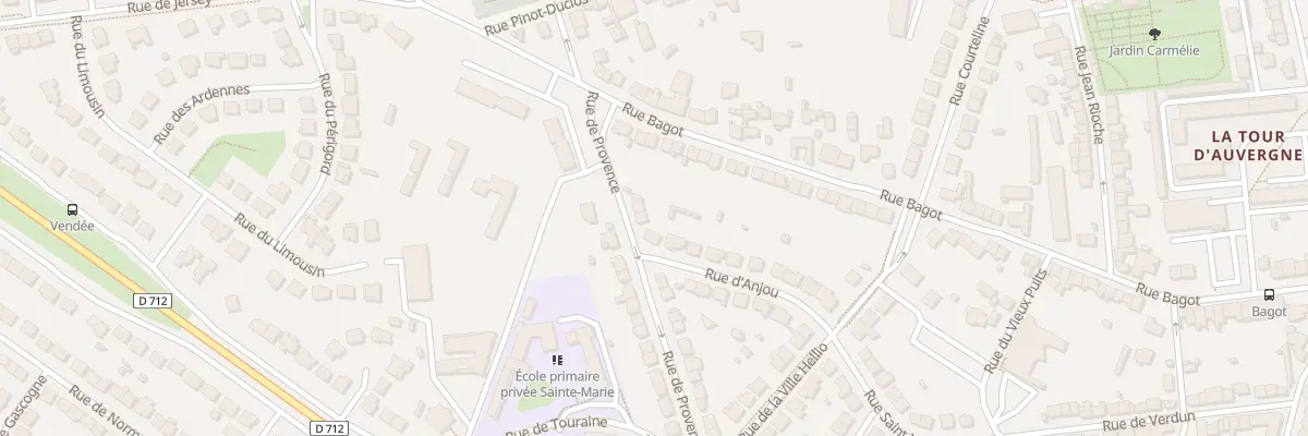 Plan du 26 Rue de Provence à Saint-Brieuc