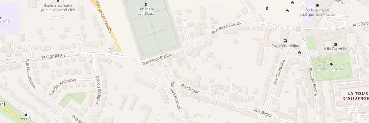 Plan du 97 Rue Pinot-Duclos à Saint-Brieuc