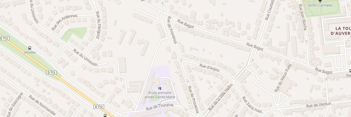 Plan du 27 Rue de Provence à Saint-Brieuc