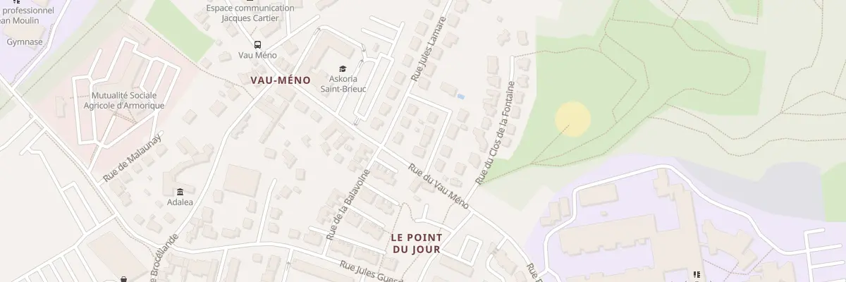 Plan du 3 Rue Lapicque à Saint-Brieuc
