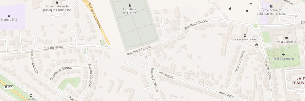 Plan du 101 Rue Pinot-Duclos à Saint-Brieuc