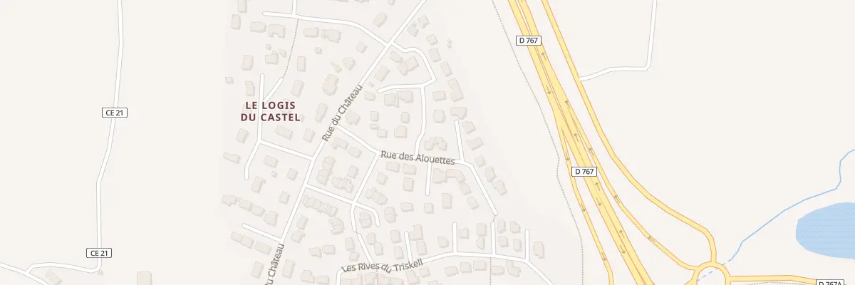 Plan du 1 Rue des Mesanges à Locmaria-Grand-Champ
