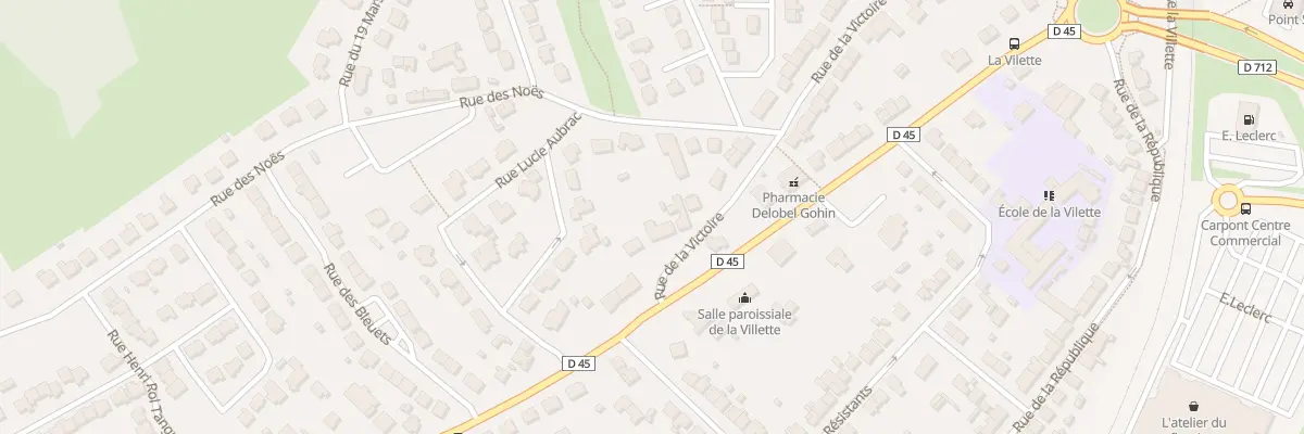 Plan du 7 Rue de la Victoire à Ploufragan