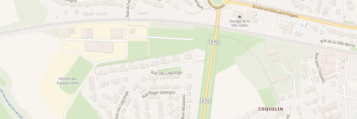 Plan du 8 Rue Léo Lagrange à Saint-Brieuc