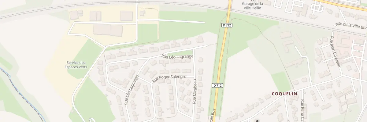Plan du 3 Rue Léo Lagrange à Saint-Brieuc