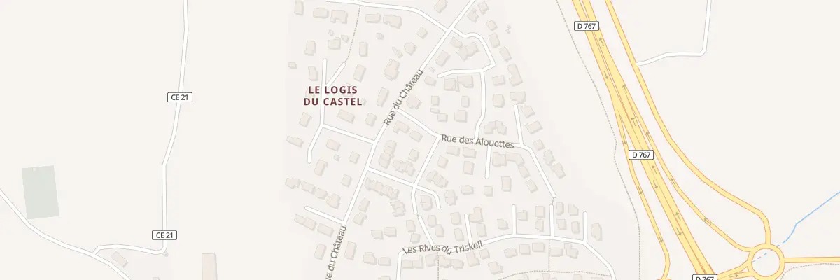 Plan du 3 Rue des Alouettes à Locmaria-Grand-Champ