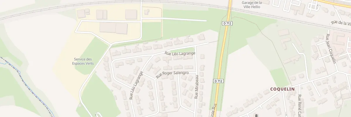 Plan du 7 Rue Léo Lagrange à Saint-Brieuc