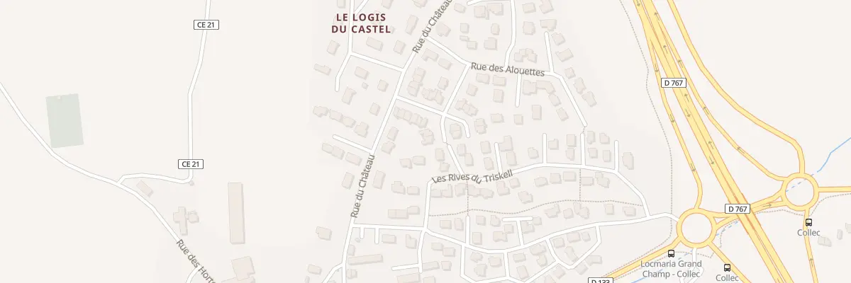 Plan du 15 Rue des Fauvettes à Locmaria-Grand-Champ