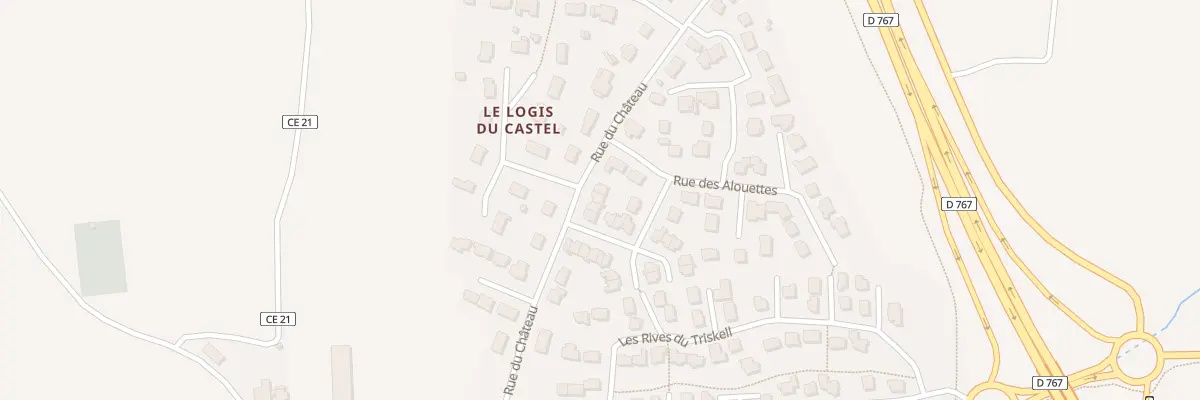 Plan du 18 Rue du Château à Locmaria-Grand-Champ