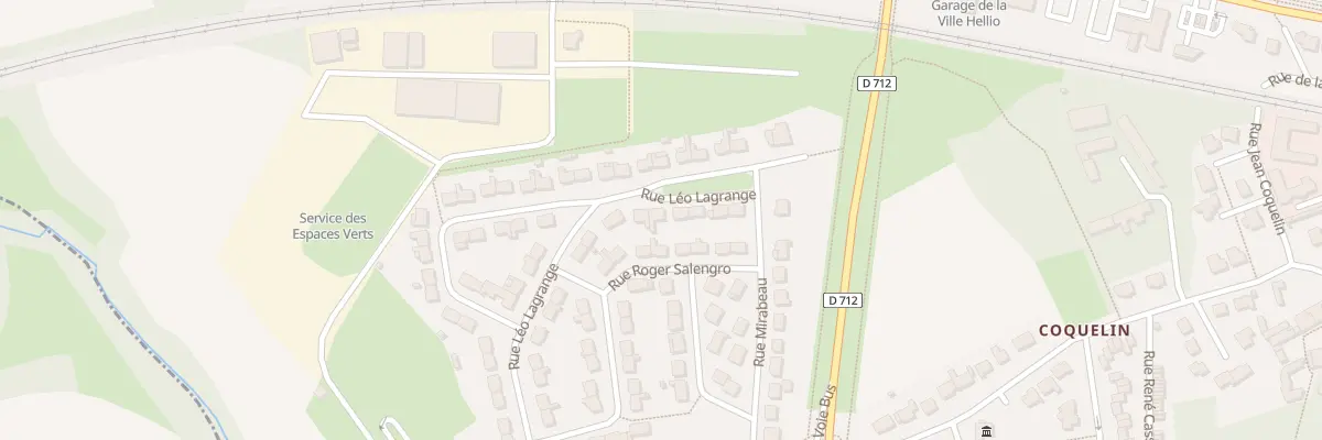 Plan du 9 Rue Léo Lagrange à Saint-Brieuc