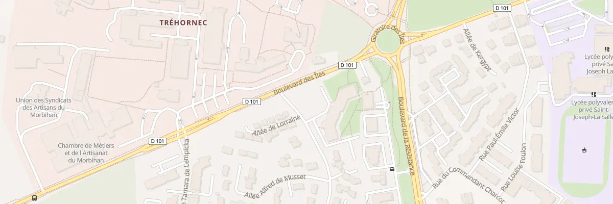 Plan du 32 Rue de Normandie à Vannes
