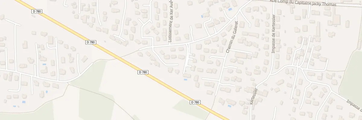 Plan du 2186 Rue Comp du Cap Jacky Thomas à Sarzeau