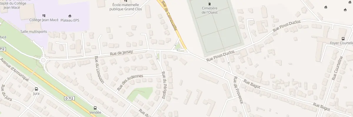 Plan du 41 Rue de Jersey à Saint-Brieuc