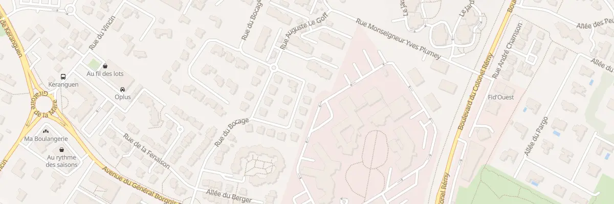 Plan du 26 Rue du Bocage à Vannes