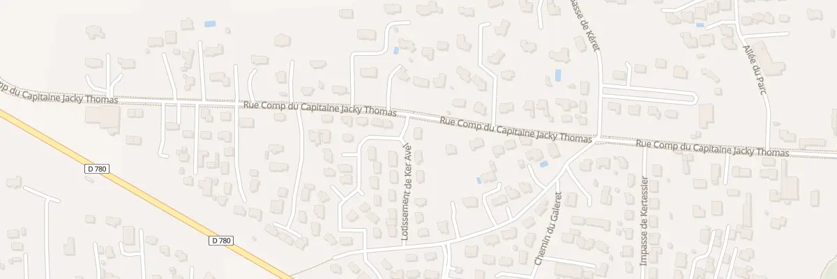 Plan du 2124 Rue Comp du Cap Jacky Thomas à Sarzeau