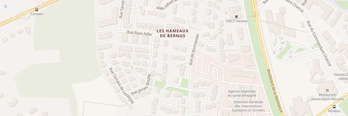 Plan du 9 All Paul Verlaine à Vannes