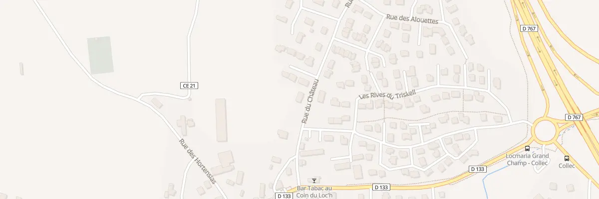 Plan du 5 Rue du Château à Locmaria-Grand-Champ