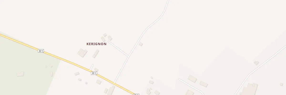Plan du 5090 Kerignon à Bignan