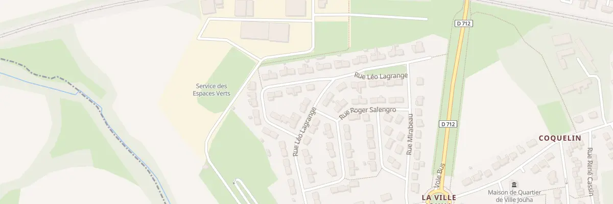 Plan du 28 Rue Léo Lagrange à Saint-Brieuc