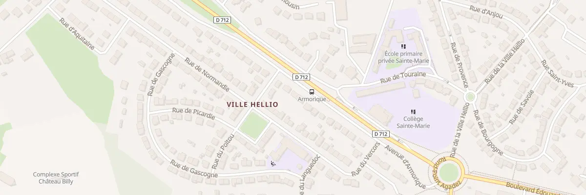 Plan du 33 Av d’Armorique à Saint-Brieuc
