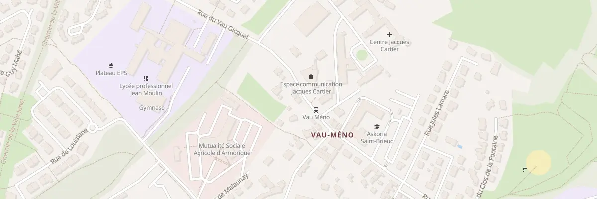 Plan du 15 Rue du Vau Meno à Saint-Brieuc