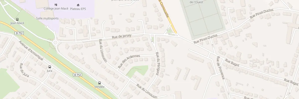 Plan du 4 Rue du Périgord à Saint-Brieuc