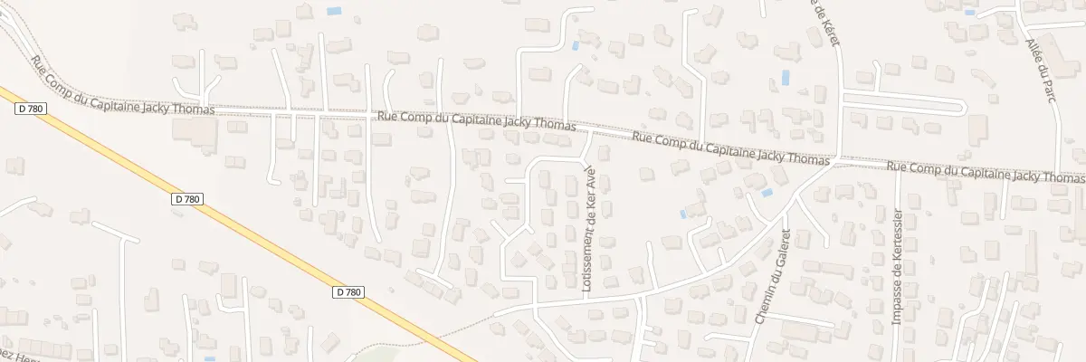 Plan du 2531 Rue Comp du Cap Jacky Thomas à Sarzeau