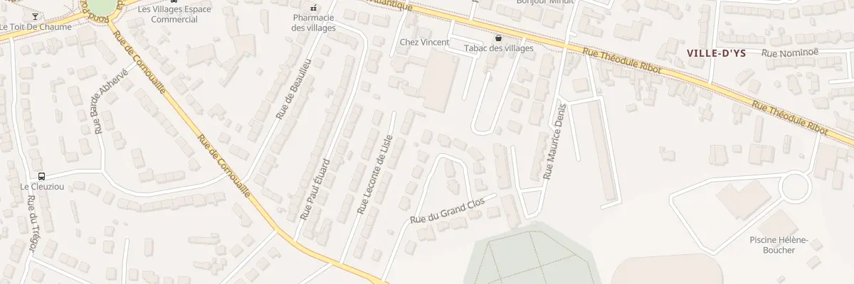 Plan du 11 Rue du Petit Clos à Saint-Brieuc