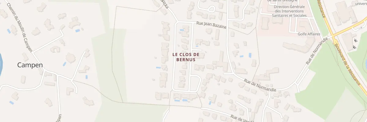 Plan du 12 Rue André Bouler à Vannes