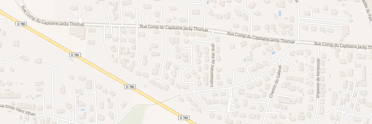 Plan du 2663 Rue Comp du Cap Jacky Thomas à Sarzeau