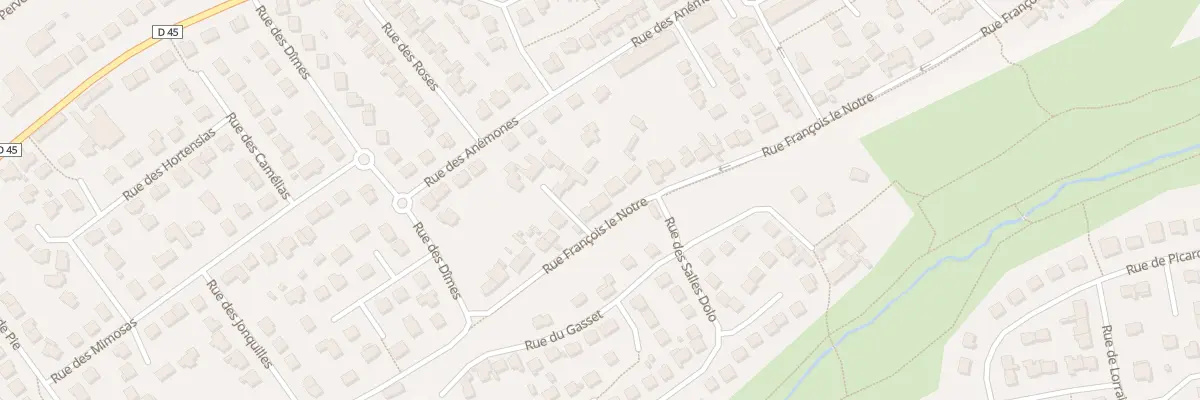 Plan du 17 Rue François Le Nôtre à Ploufragan