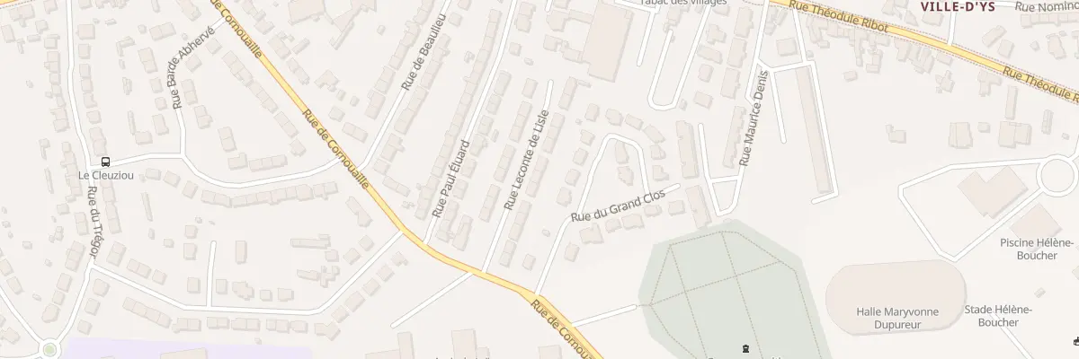 Plan du 14 Rue Leconte de Lisle à Saint-Brieuc