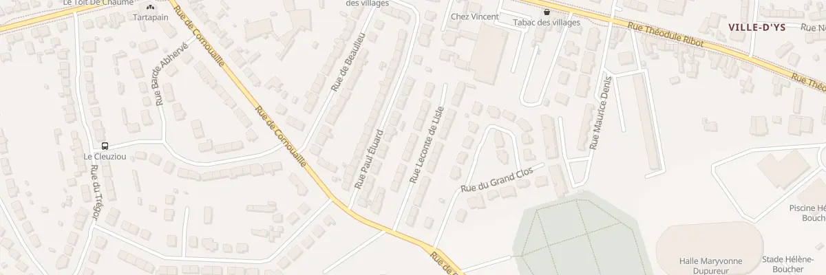 Plan du 11 Rue Leconte de Lisle à Saint-Brieuc
