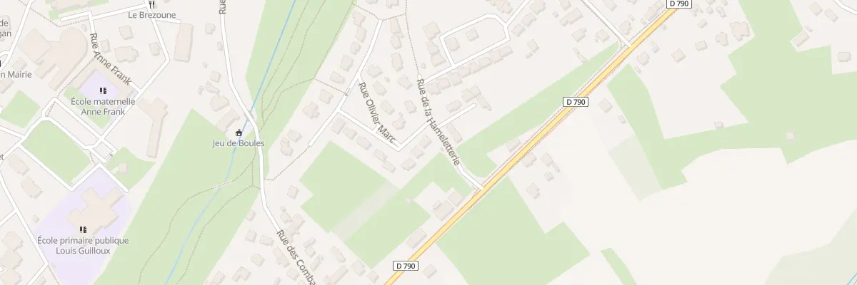Plan du 1 Rue Olivier Marc père et fils à Ploufragan