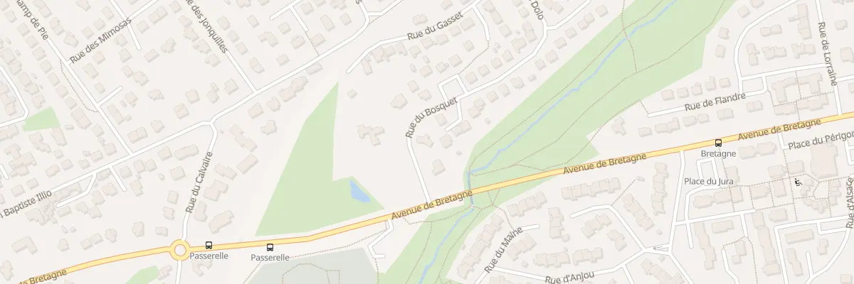 Plan du 2 Rue du Bosquet à Ploufragan
