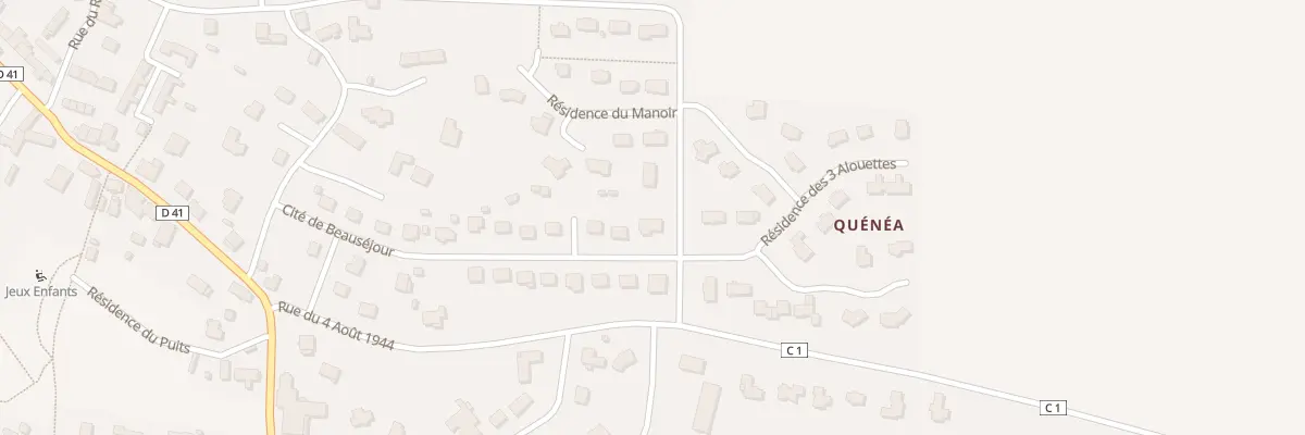Plan du 25 Cité de Beauséjour à Trévé