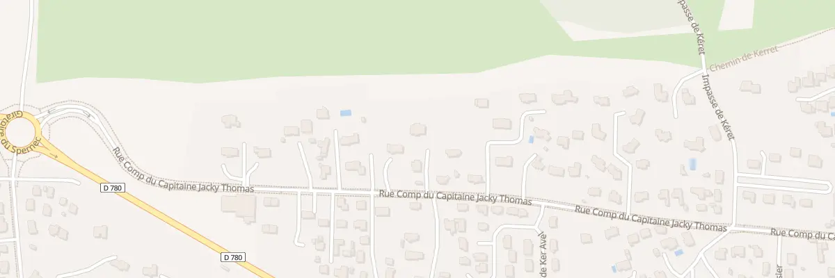 Plan du 24T Rue Comp du Cap Jacky Thomas à Sarzeau